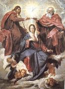 VELAZQUEZ, Diego Rodriguez de Silva y Virgin Mary wearing the coronet oil painting on canvas
